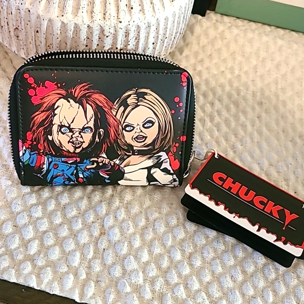 Loungefly Chucky and bride wallet